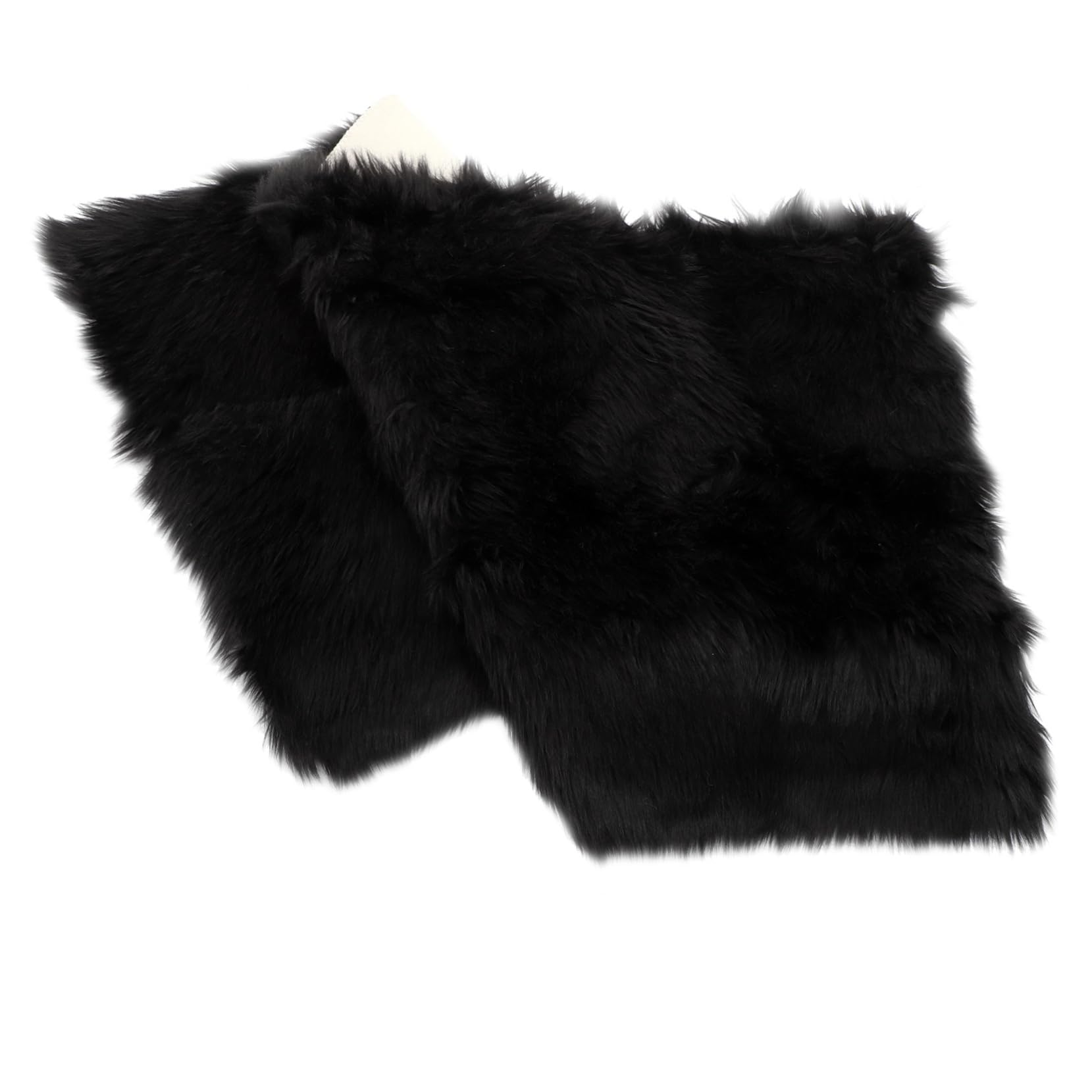 Tapis de sol en peluche noir doux en acrylique PRETYZOOM