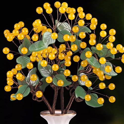 Miniatura 3 de Maceta para árbol falso, cristal de jade, sala de estar, decoración del hogar, jade creativo, bonsái, manualidades, tallado de jade, gabinete de