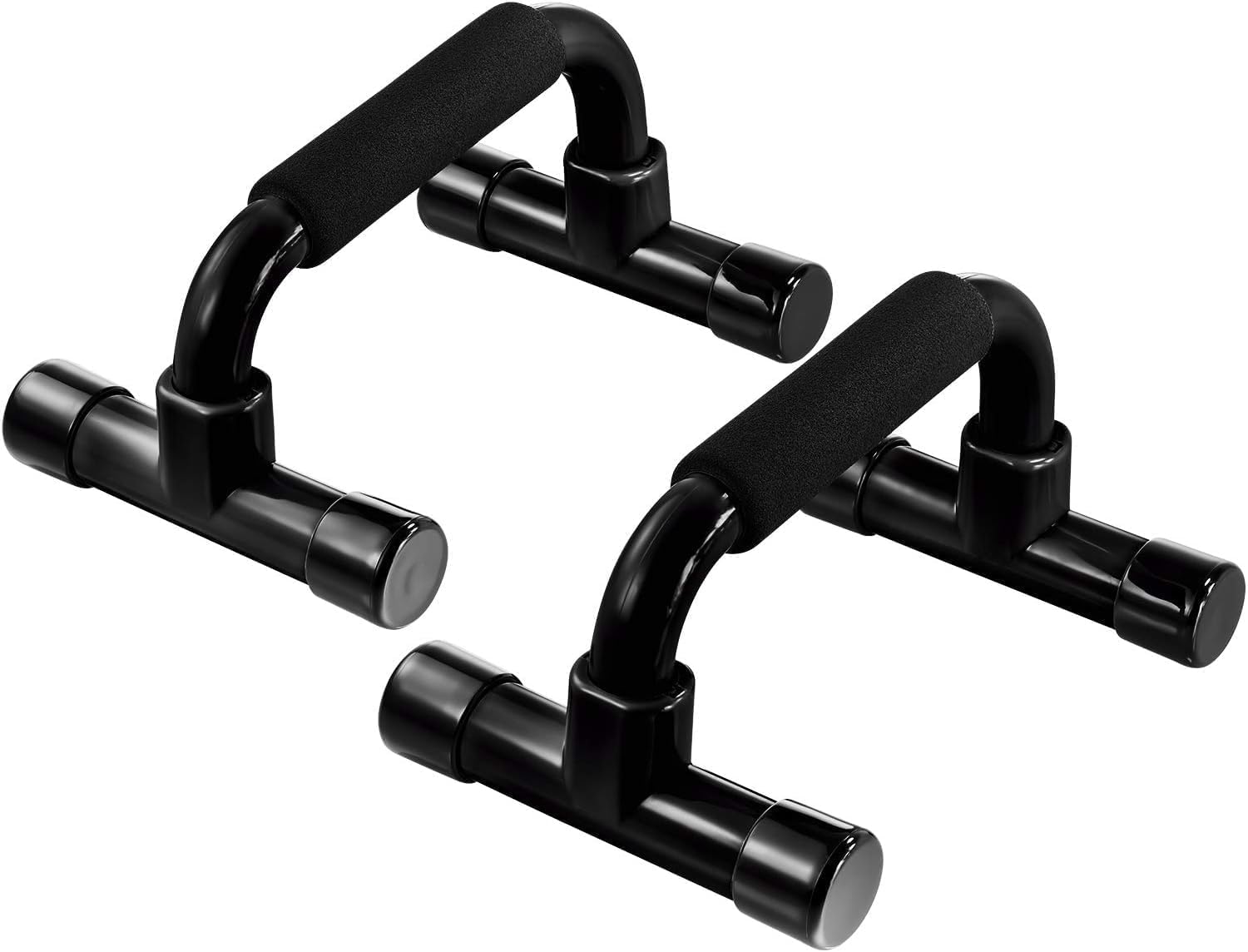 TYB Rugged Material Heavy Duty Pushup Bars, Black Commercial Steel, 700lb capacity, Portable Home Gym Exercise Equipment