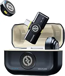 Sistema Microfone Duplo Hollyland Lark M2 Duo Wireless 2 Pessoas Conector USB-C