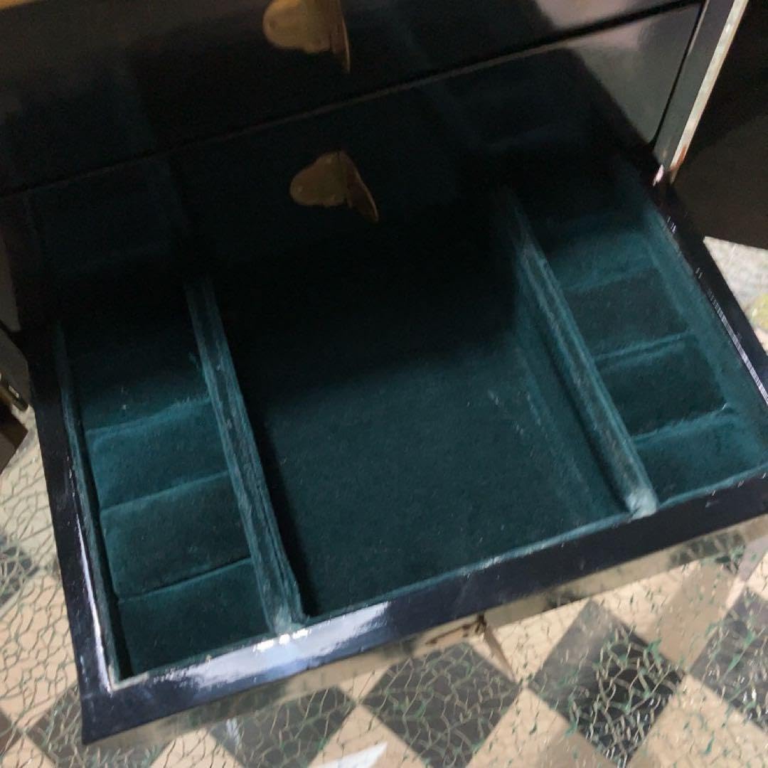 化粧箱 宝石箱 中国製 検査済シール有 金色 豪華 花鳥風月 化粧箱 宝石箱 中国製 検査済シール有 金色 豪華 花鳥風月