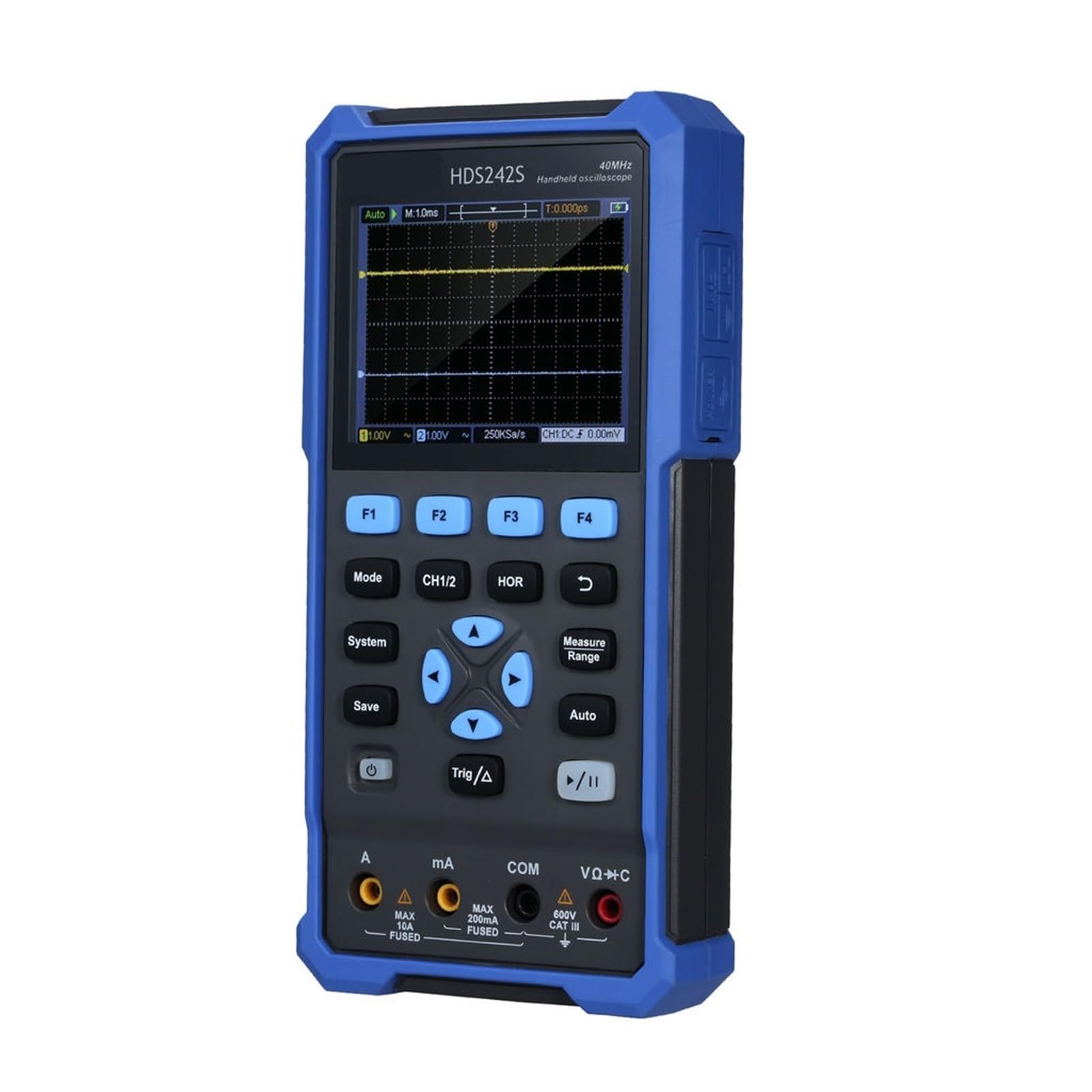 Osciloscopio, Osciloscopio digital portátil HDS242S 2 canales 40MHz 250MS/s