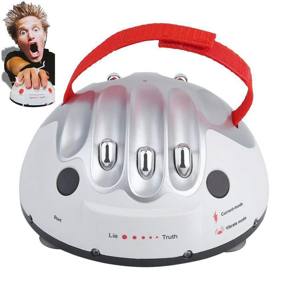 JINYI Upgrade Micro Electric Shocking Lie Detector Game Toys Safety Electric Shock Polygraph Adult Lie - Best Gift for Truth Test Game Toy