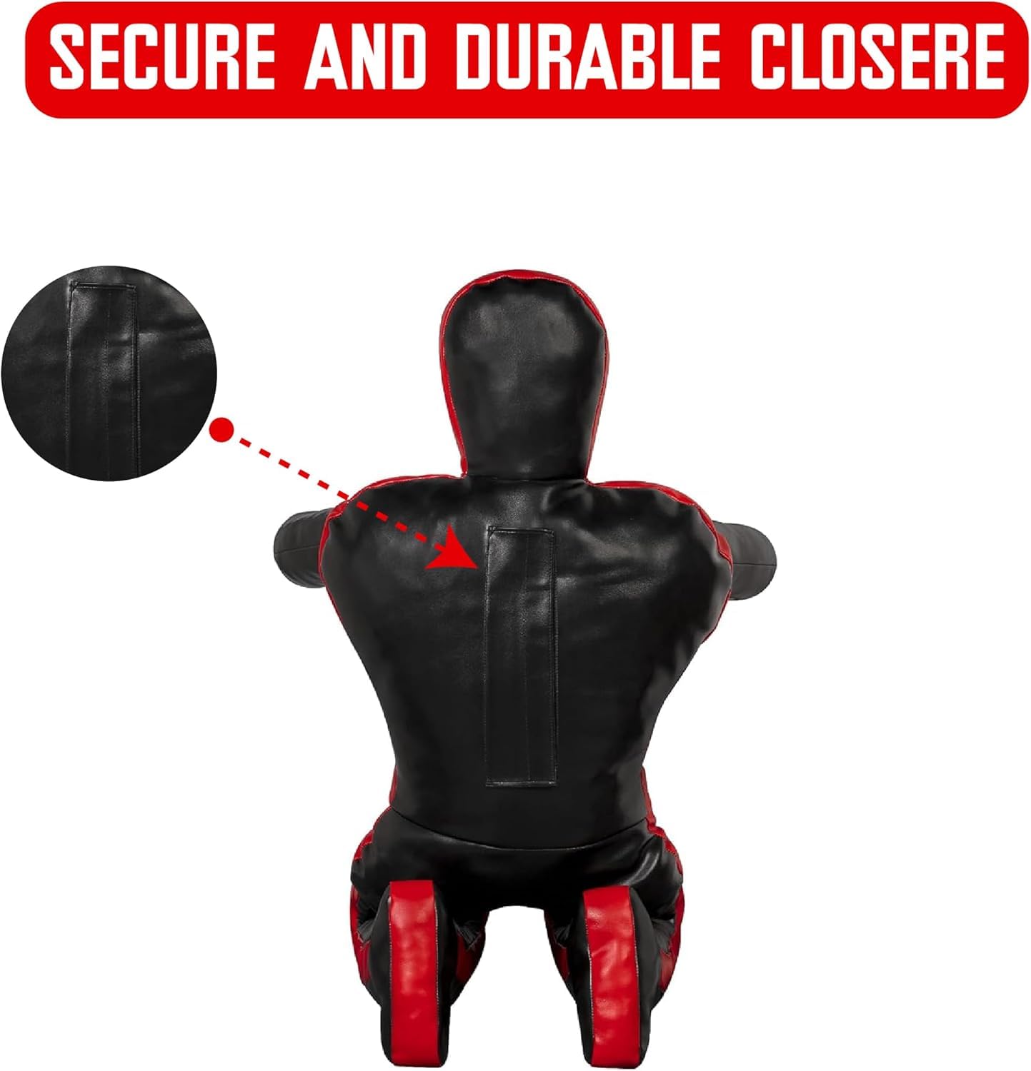 MMA Judo Grappling Dummy Boxing Bag Brazilian BJJ Jiu Jitsu Sitting Position Wrestling BJJ Dummy Martial Arts Boxing Box Training Dummies Rexine - Unfilled