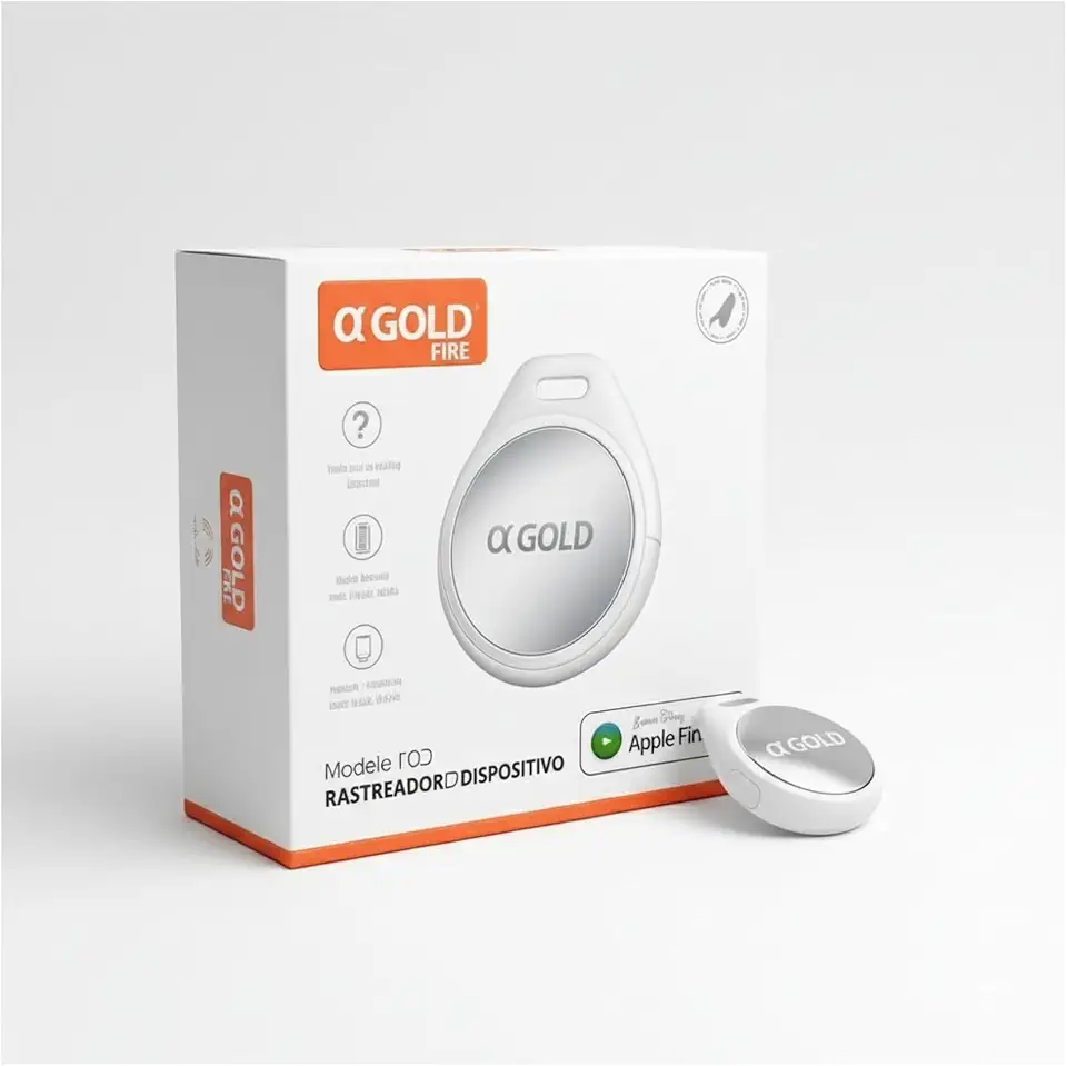 Rastreador de Itens Inteligente Compatível Somente com iPhone – Design Compacto, Fácil Emparelhamento,Localizador GPS Bluetooth Find My Pets, Chaves, Mochilas, Malas e Objetos Resistente à Água