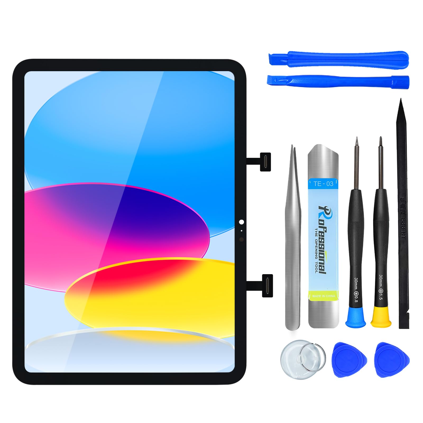 NB+ Screen Replacement For iPad 9th 10.2" (A2602 A2603 A2604 A2605) Generation Touch Screen Digitizer 2021 Pre-Installed Adhesive (Not LCD display) — view 11