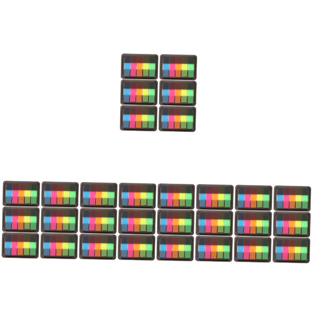 ARTIBETTER 5 set Con Segnalibri Adesivi Per Libri Etichette Evidenziate Linguette Per Libri Per Annotare Indice Delle Annotazioni Linguette Colorate Per Libri Bandierine E 6 scatole*5