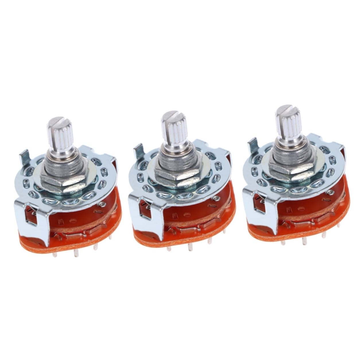 ibasenice 3pcs Guitar Amplifier 3p4t Rotary Selector Switch Easy Install for Guitar