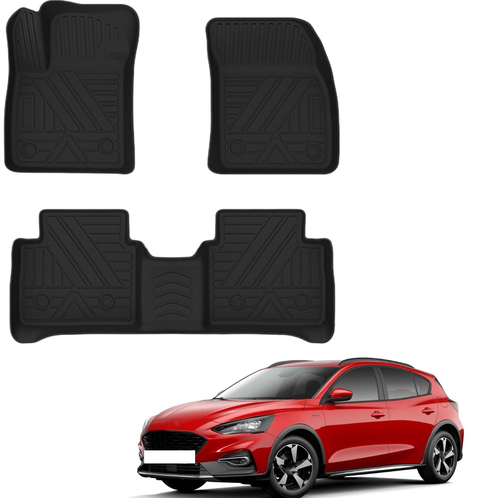 PAPEP Floor Mats for Ford Focus Active Hatchback 2019-2021 RHD