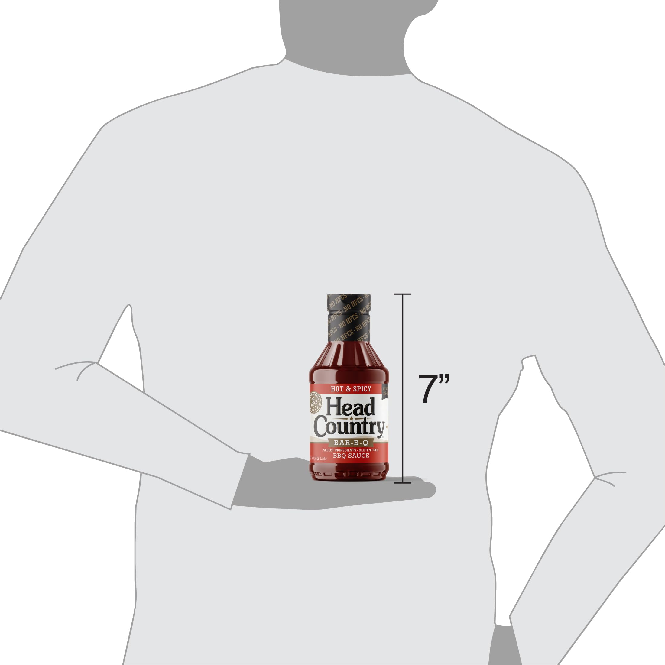 Head Country Hot & Spicy Bbq Sauce 567g