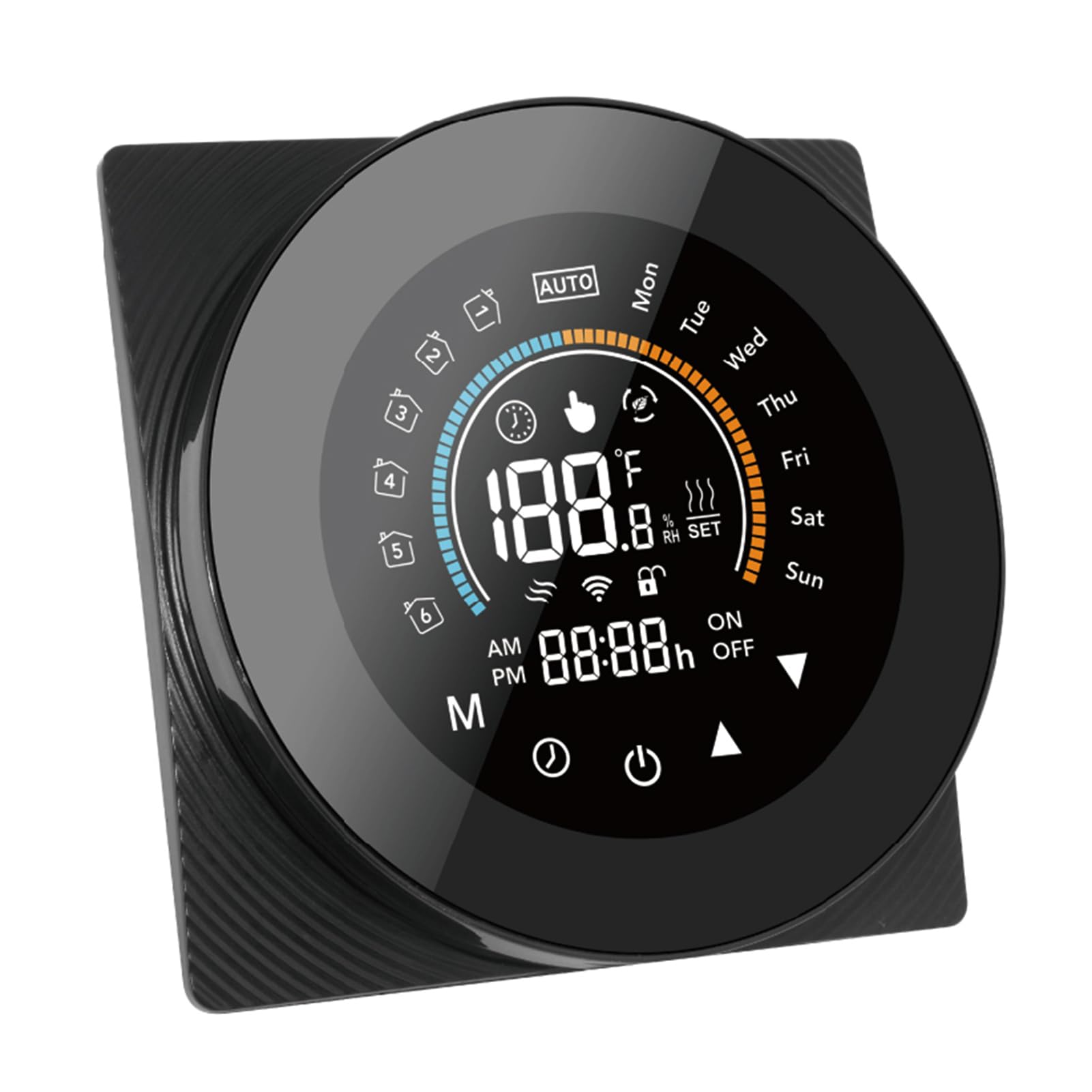 Generic Ewelink Termostato Wifi per Caldaia Ad Acqua/Gas, Termostato Digitale con Controllo Vocale, Ampio Display LCD Retroilluminato, Precisione 0,5 ℃, Programmazione Programmabile 5+2, Compatibile