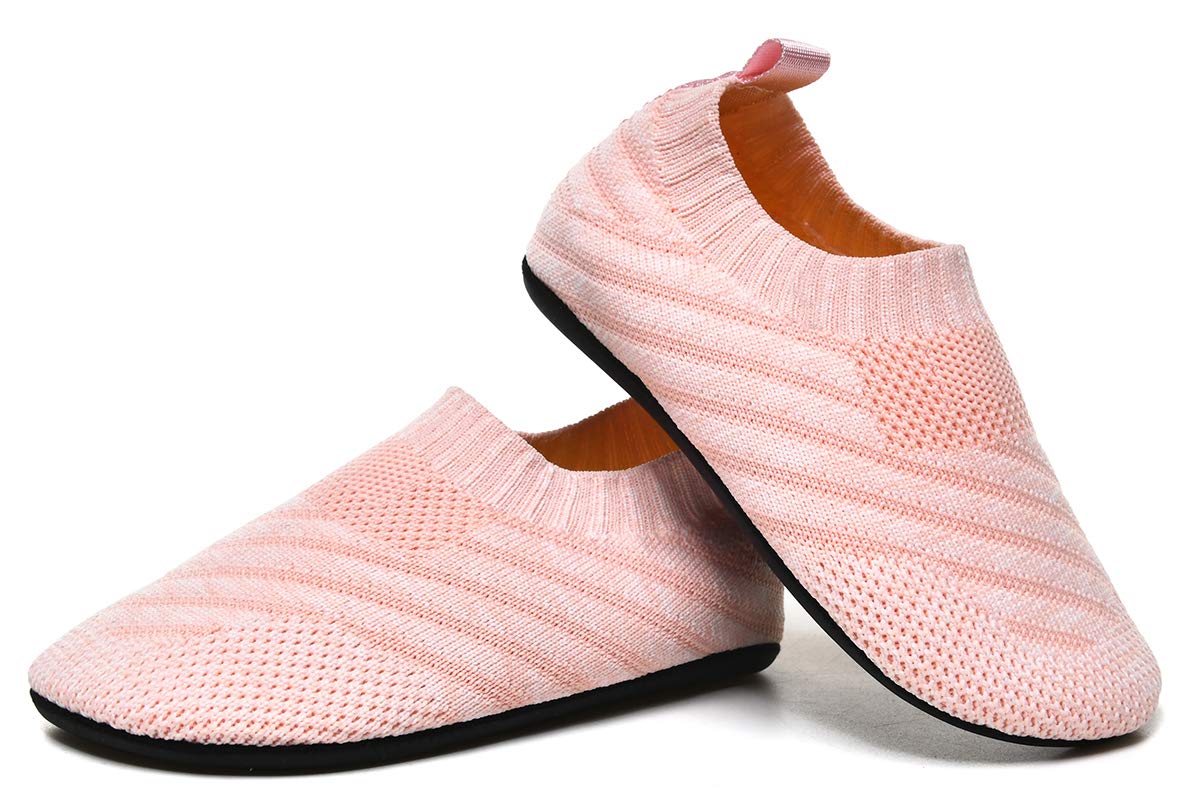 SLEVEL Comfort Toddler Slippers Lightweight Little Kids Indoor Non Slip Grip Around The House Home Shoes for Boys Girls