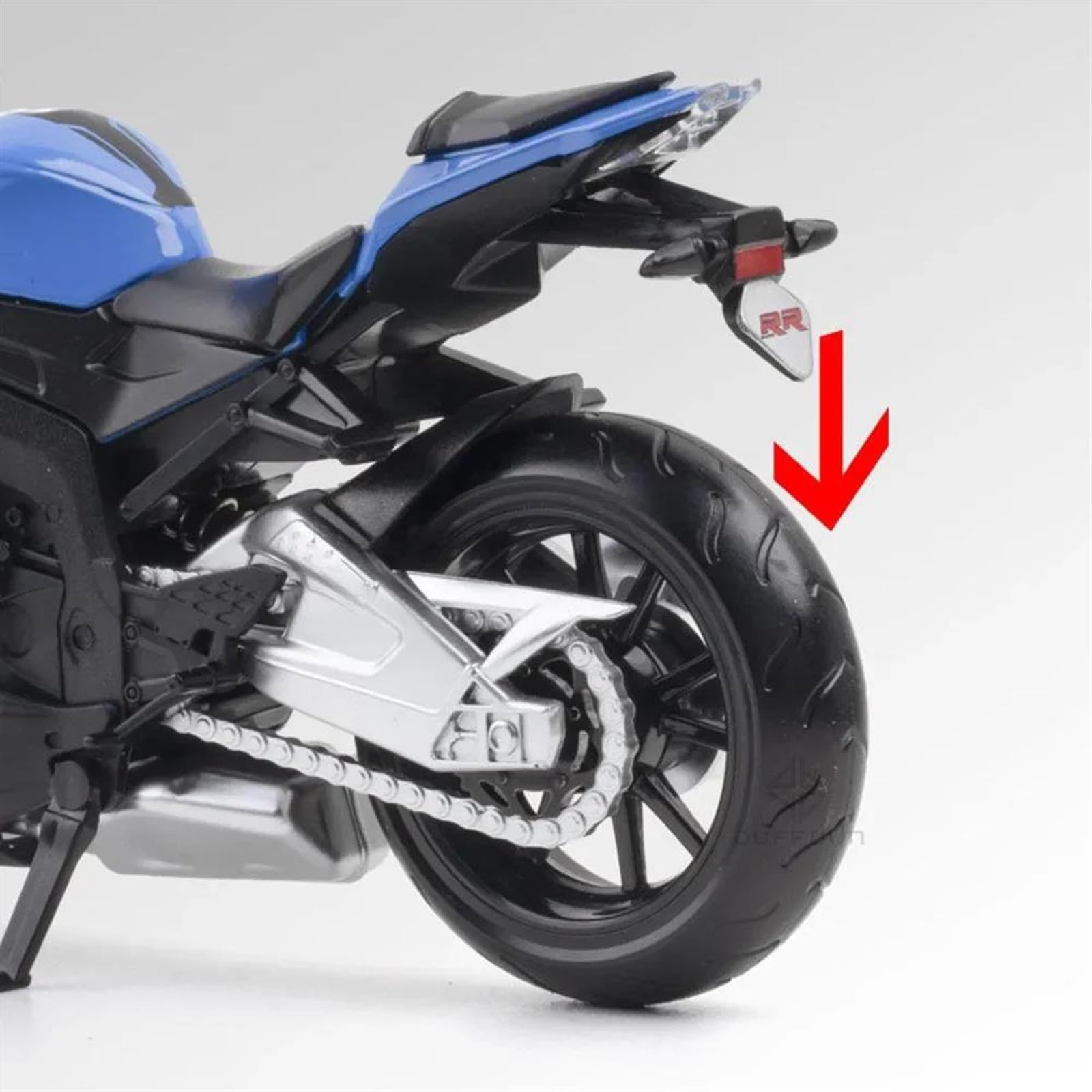 Figurine Moto BMW S1000RR Échelle 1:12 - Modèle En Alliage Moulé, Cadeau Déco