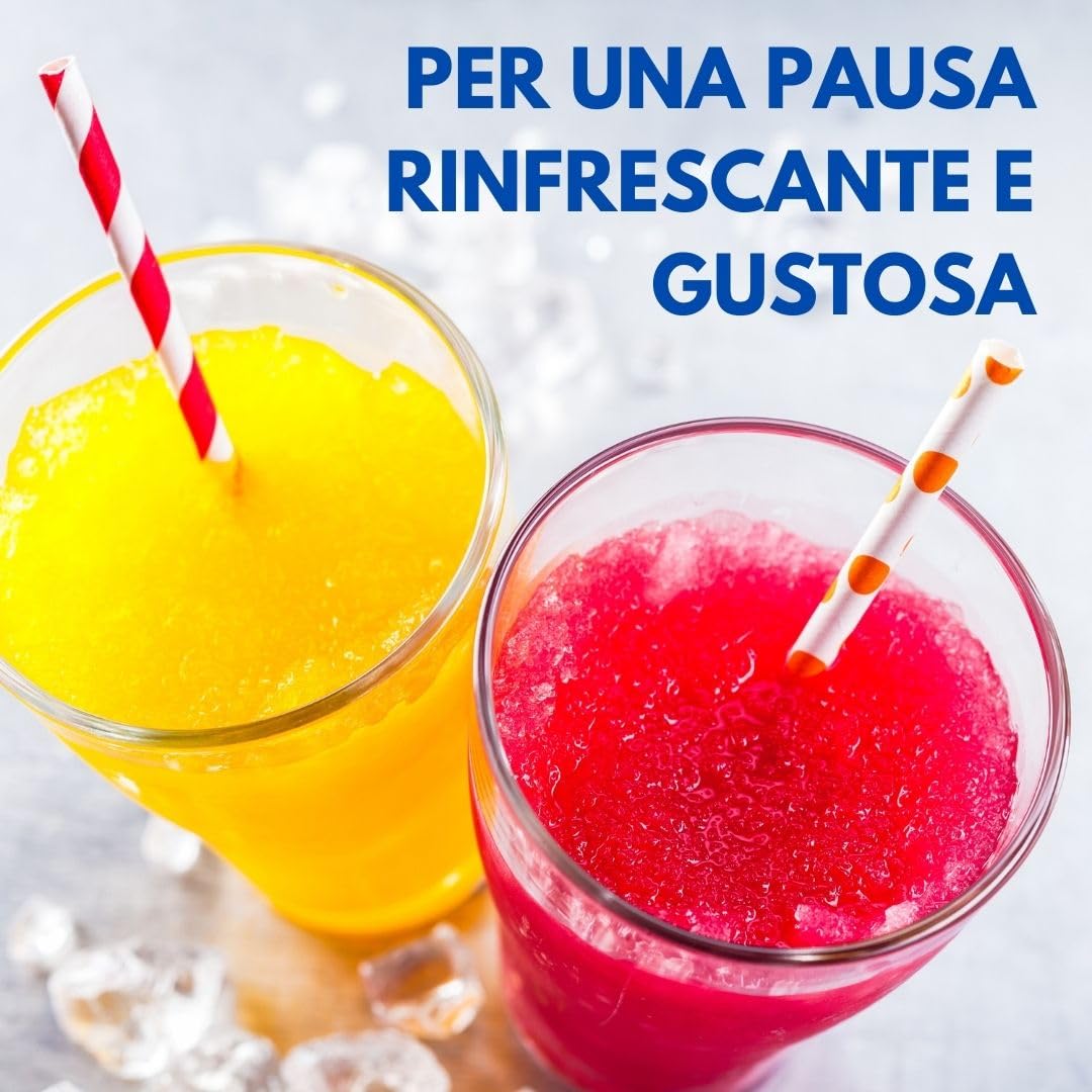 Almar Granita GUSTO ARANCIA Senza Glutine Senza Glicerolo - CONFEZIONE RISPARMIO 16 BUSTE DA 700G = 528 GRANITE