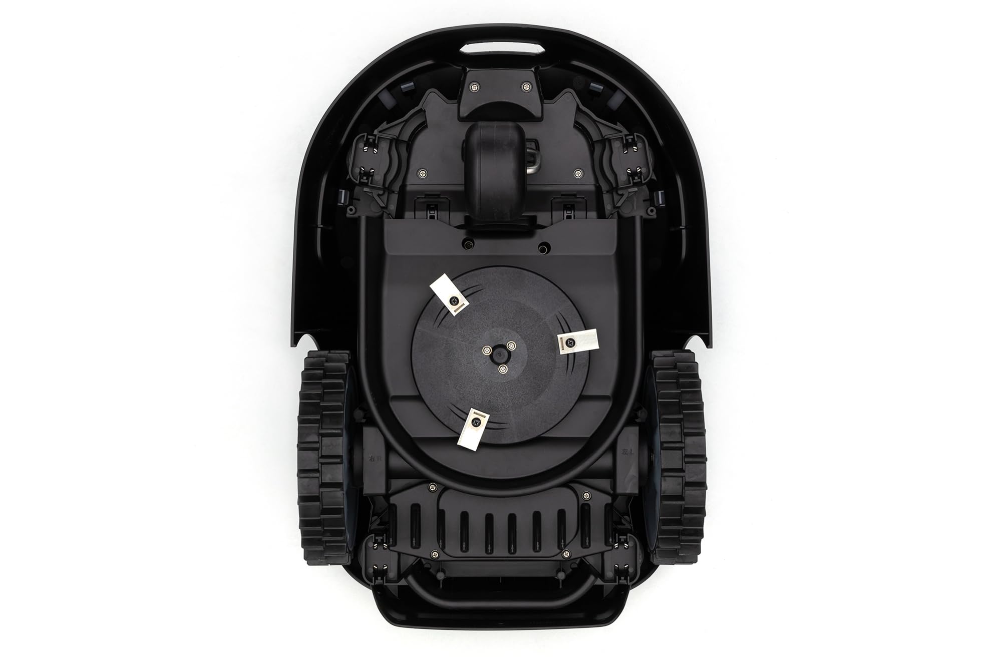 IKRA Robot cortacésped iROM 600 para céspedes de hasta 600 m², WiFi o Bluetooth, Control por App, multizona, Incl. estación de Carga & Sensor de Lluvia, 6 Cuchillas de Repuesto