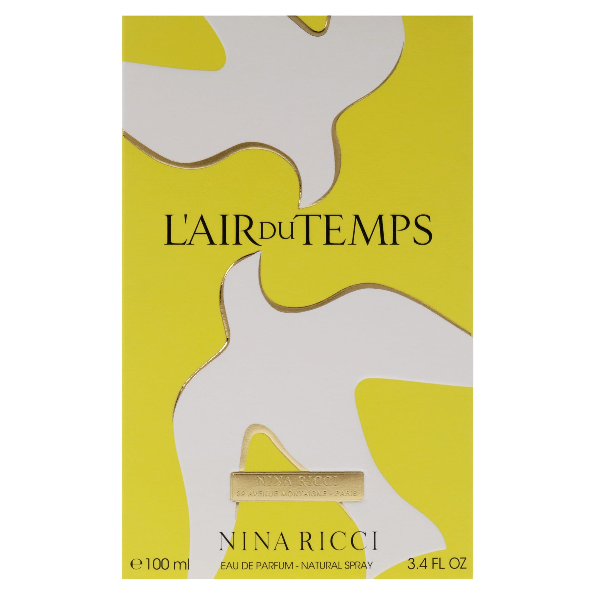 Nina Ricci L'air Du Temps Eau De Parfum Spray, 3.4-Ounce : Amazon
