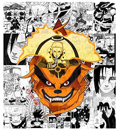 Image of Veenshi Naruto Manga Wall Collage Naruto Posters | Anime Posters | Size A4 - Set Of 20 - Paper