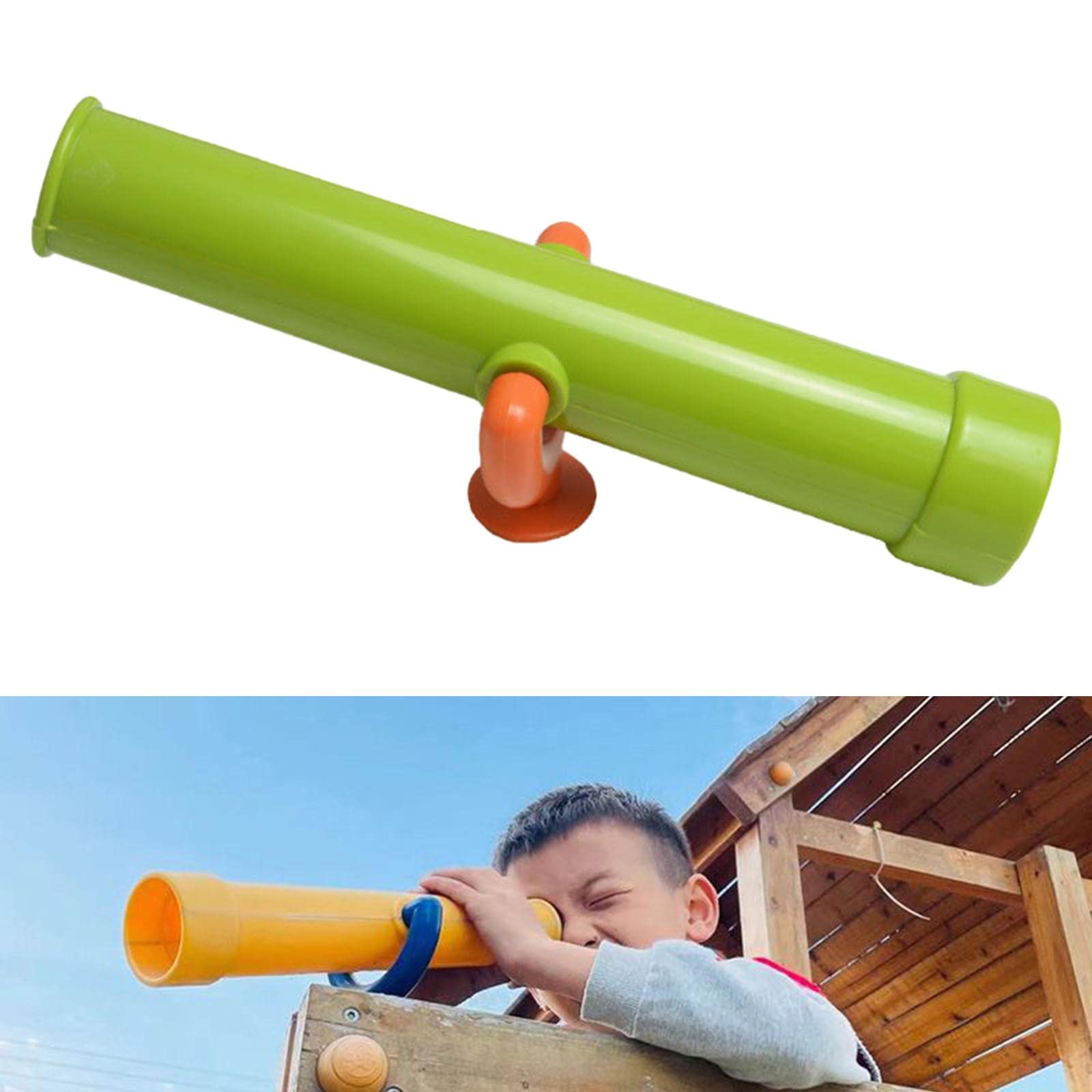 Telescopio da Parco Giochi, Gioco di Ruolo, Altalena, Accessori, Vecchio 3+, Verde