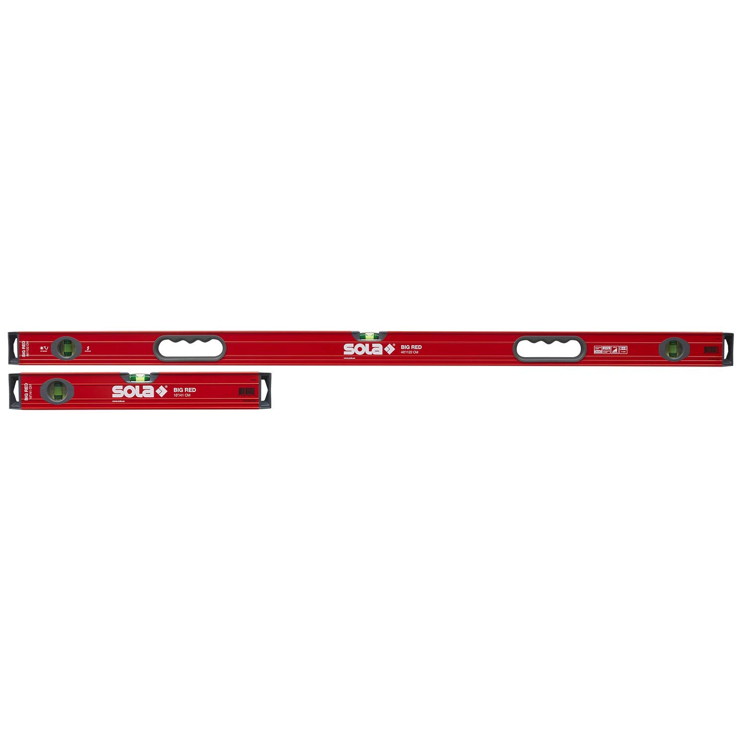 Big Red Value Combo Box Beam Level Set, 16 &amp; 48-Inch