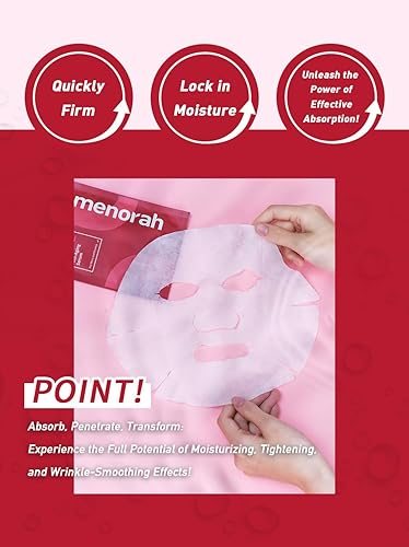 Miniatura 8 de menorah Máscara de rescate para el cuidado de la piel, suero antienvejecimiento con bayas de Goji y rosa mosqueta, hidratante, nutritiva y