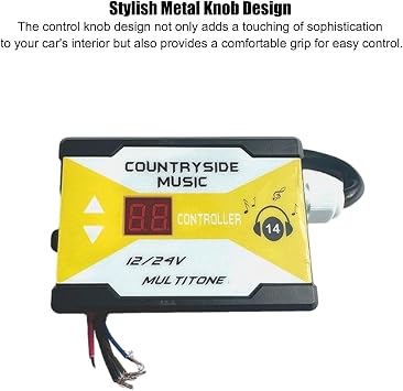 Programmable Car Horn - Musical Car Horn | Horns Controller | Multi-Tone Cars Horns Music Speaker Controller | Automotive Interior Accessories For Friend Women Men Mother Boyfriend Dad Family Father