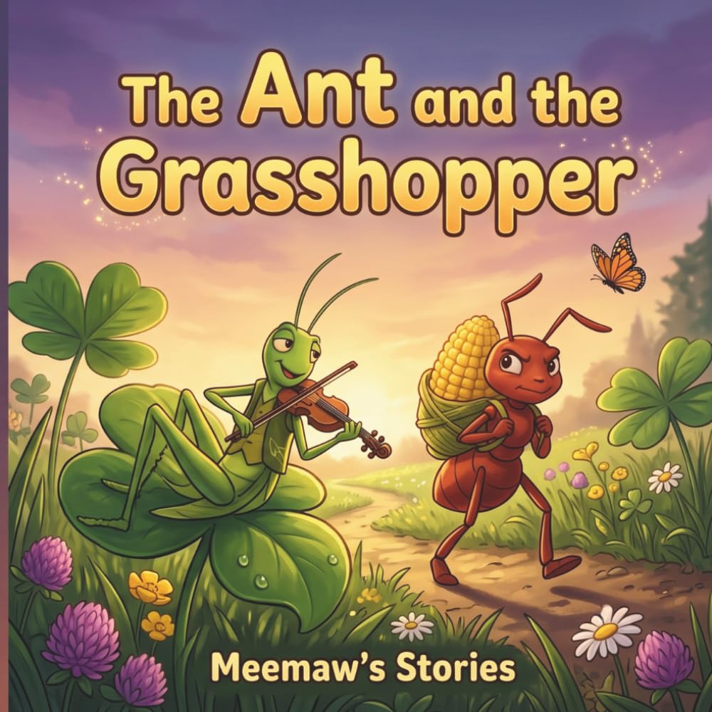 The Ant and the Grasshopper: A Beautifully Illustrated Classic Fable About Hard Work, Preparation, and Friendship