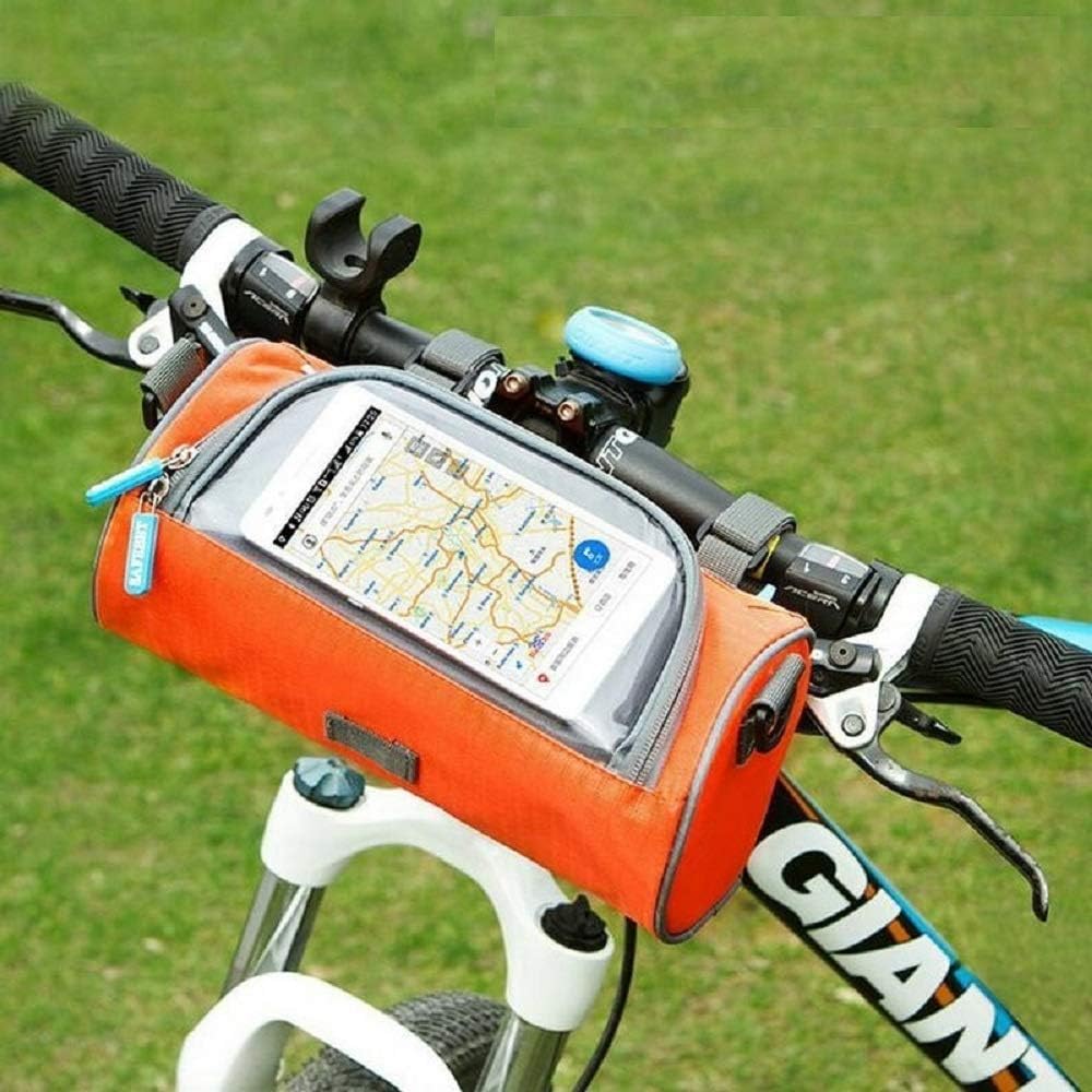 Travel Bicycle Handlebar Bag for Road, Mountain Bikes and Motorcycles (Multi Color)