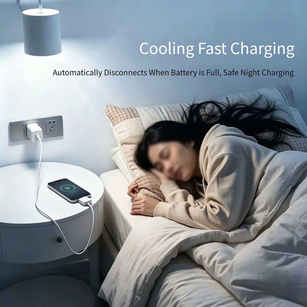 Adaptador de carga USB inteligente con desconexión automática de energía al 100% de carga para ayudar a mantener el rendimiento de la batería con el tiempo (3 piezas)