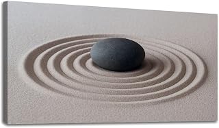 24"x 48" Large Wall Art zen circle zen art pictures royalty free photos Painting Print on Canvas Wall Art for Living Room Bedroom Yoga Meditation Modern Calming Wall Decor Framed Artwork