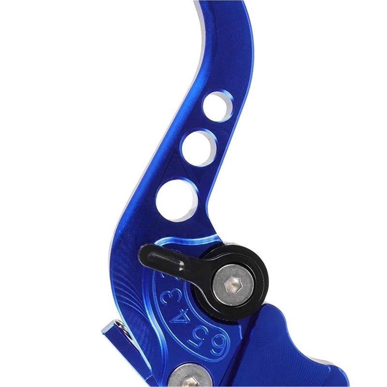 Frizione moto Set di leve frizione freno idraulico per motocicletta da 7/8" e 22 mm per manubrio(Blu)