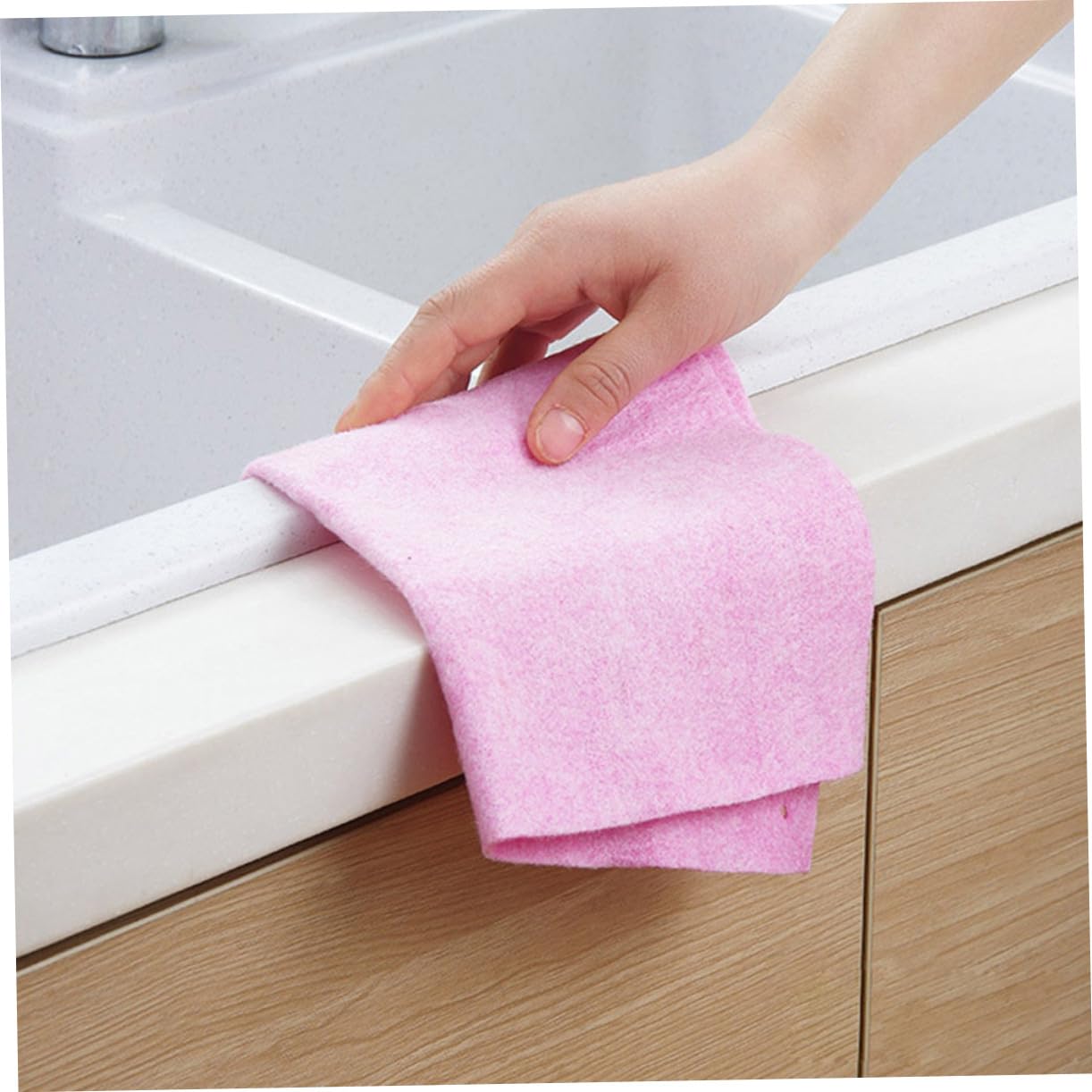 24 Piezas Paños de Microfibra con Fibra de Cáscara de Unidades Toallas Multiusos para Limpieza de Cocina Alta Absorción Secado Rápido y Resistencia Grasas para Uso Doméstico