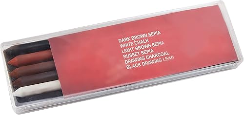 Miniatura 3 de KOH-I-NOOR Tizas de dibujo para lápiz mecánico III de 0.220 in de diámetro (juego de 6)