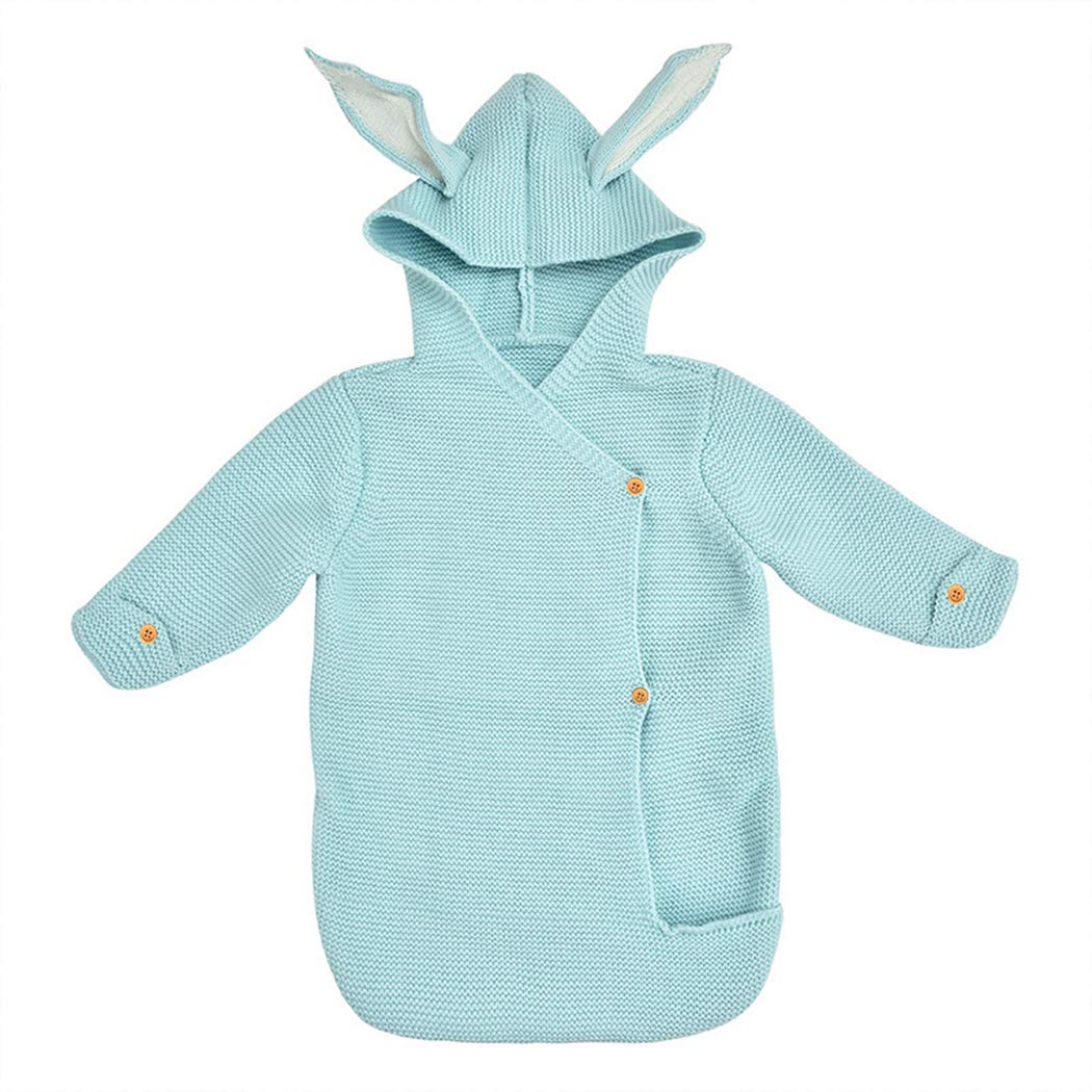 Baby Sleeping Bag Warm Lovely Rabbit Ear Wearable Blanket Sleep Sack-image-15