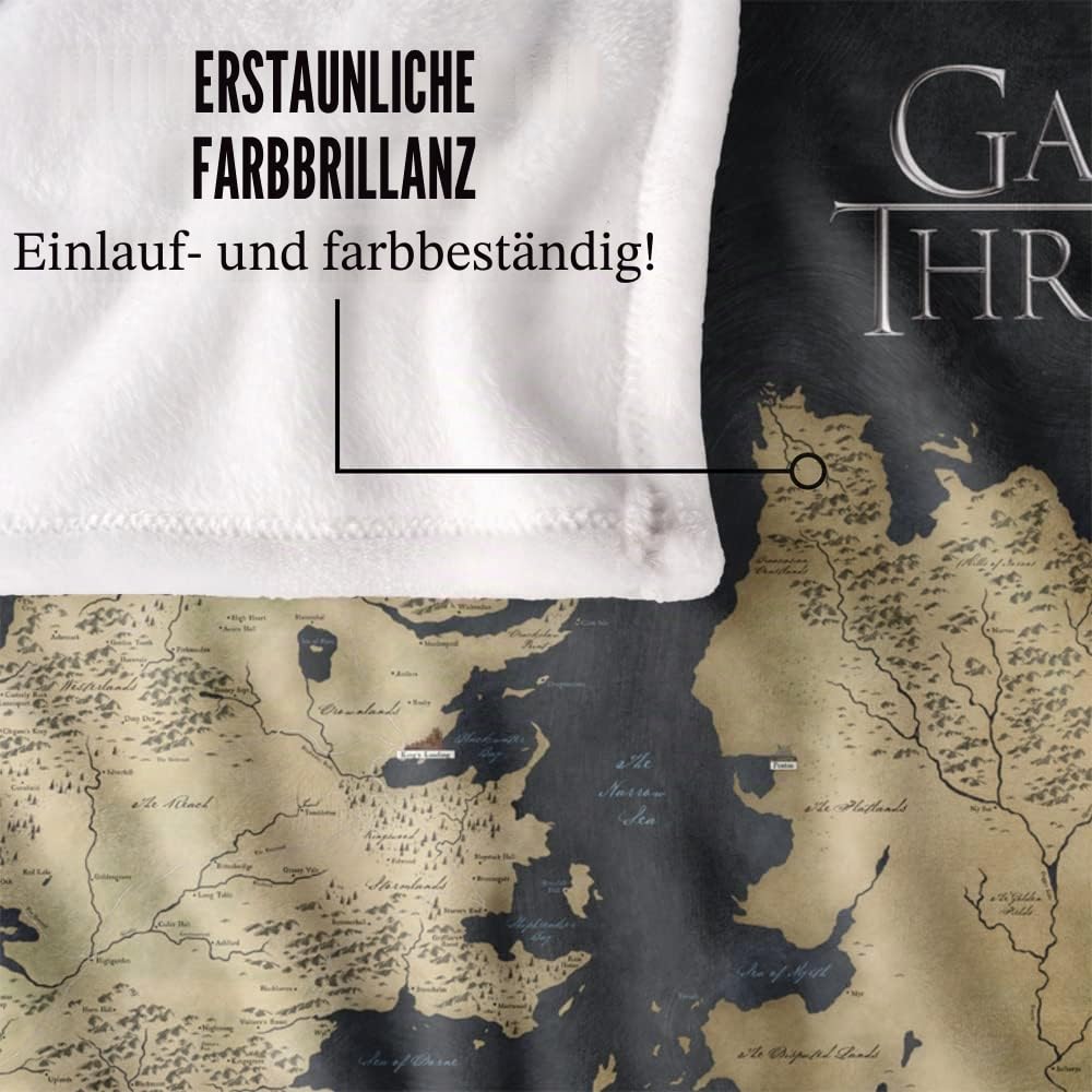 Game of THRONESGame of Thrones Kuscheldecke Silky Touch, Optimalweich, 152 x 127 cm