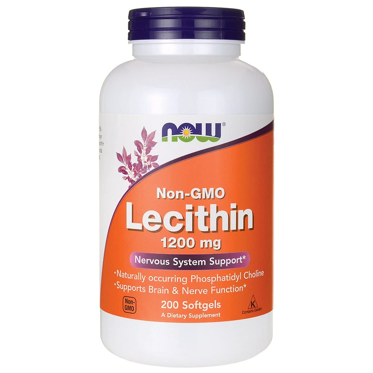 NOWLecithin Non-GMO (1200mg) 200 sgels