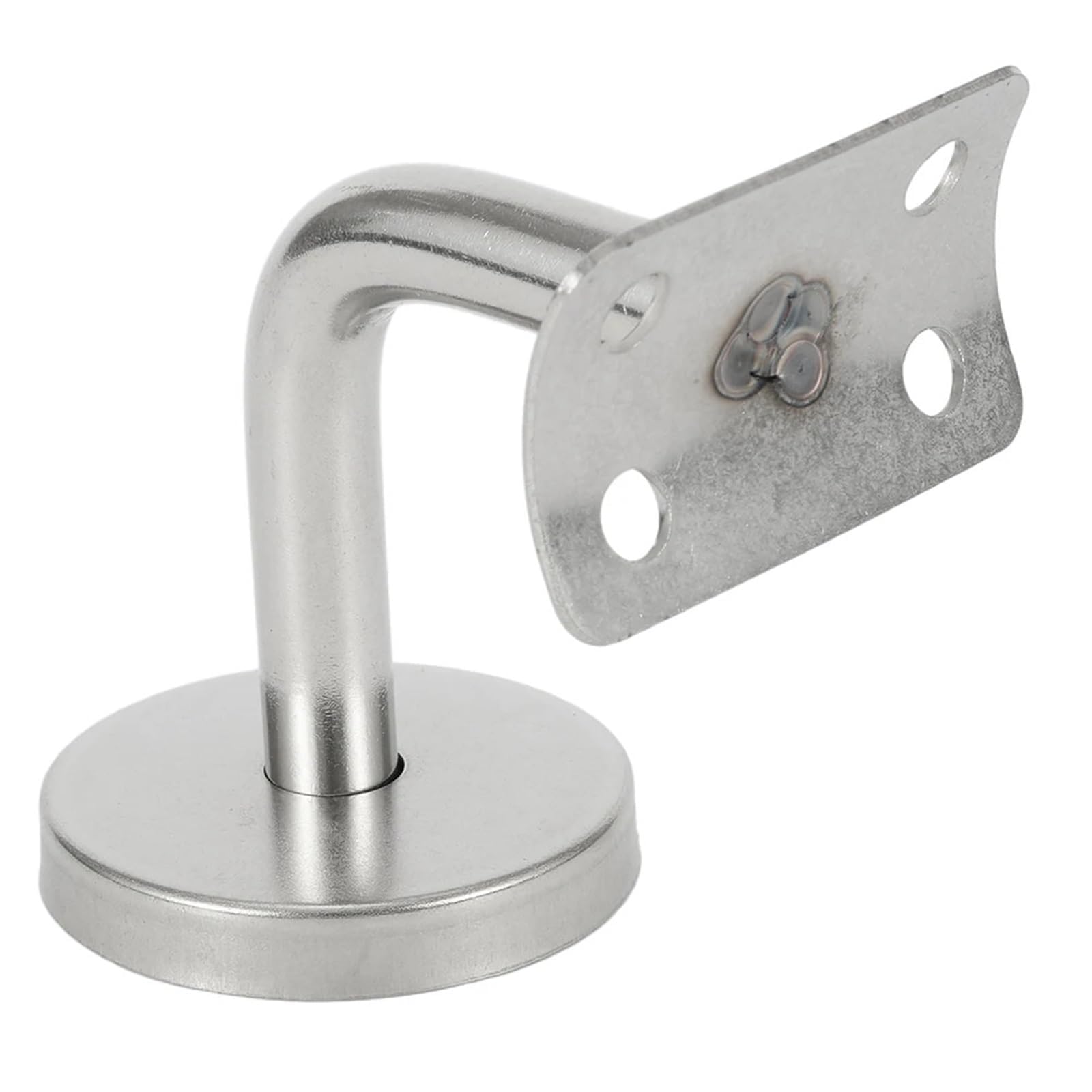 VAYEODEYU Silver Handrail Brackets 10 Pack for Staircase Balustrade Mopstick Wall Support(Curved Support)