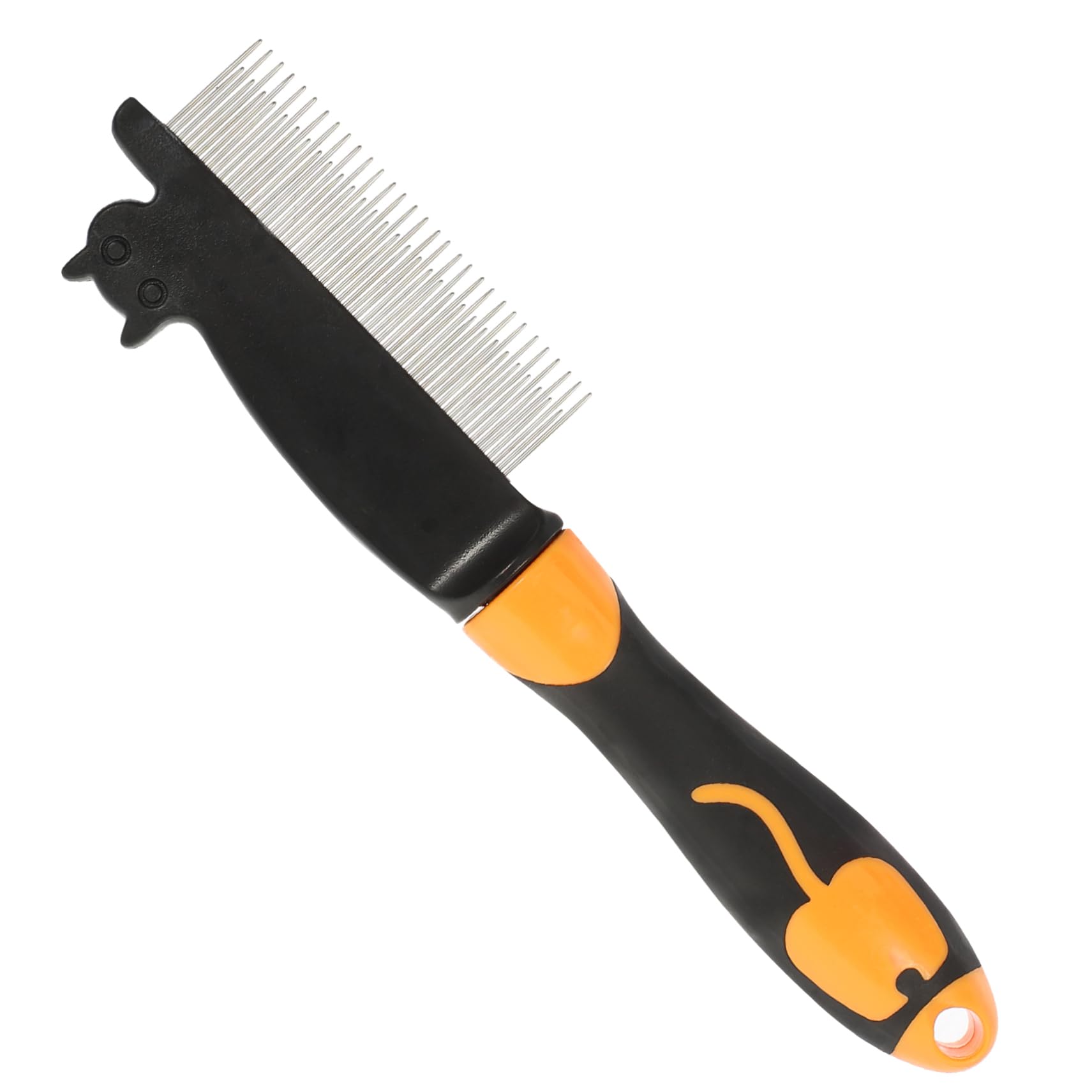 Abaodam Portable Dog Comb Wear Resistant Household Grooming Tool for Pet Care Durable Design Ergonomic Grip for Comfortable Use for Reducing Shedding and Mats