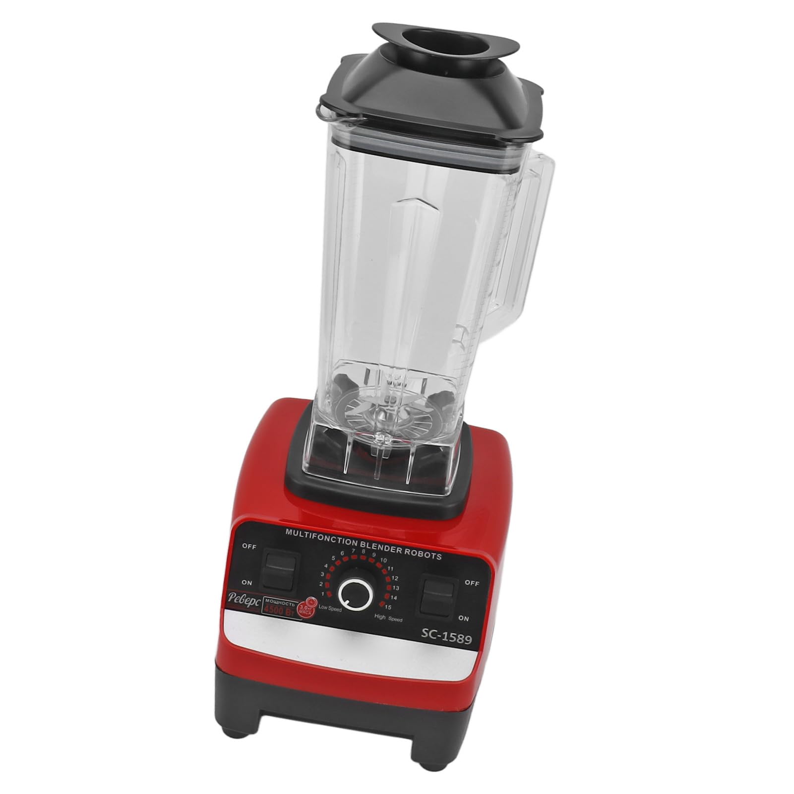 Greensen Szybki Blender Blender 4500 W 6 Blogów Robotnik 2L Pocerpus Household Smoothie Maker for Health Conspercious (Wtyczka UE 220V)