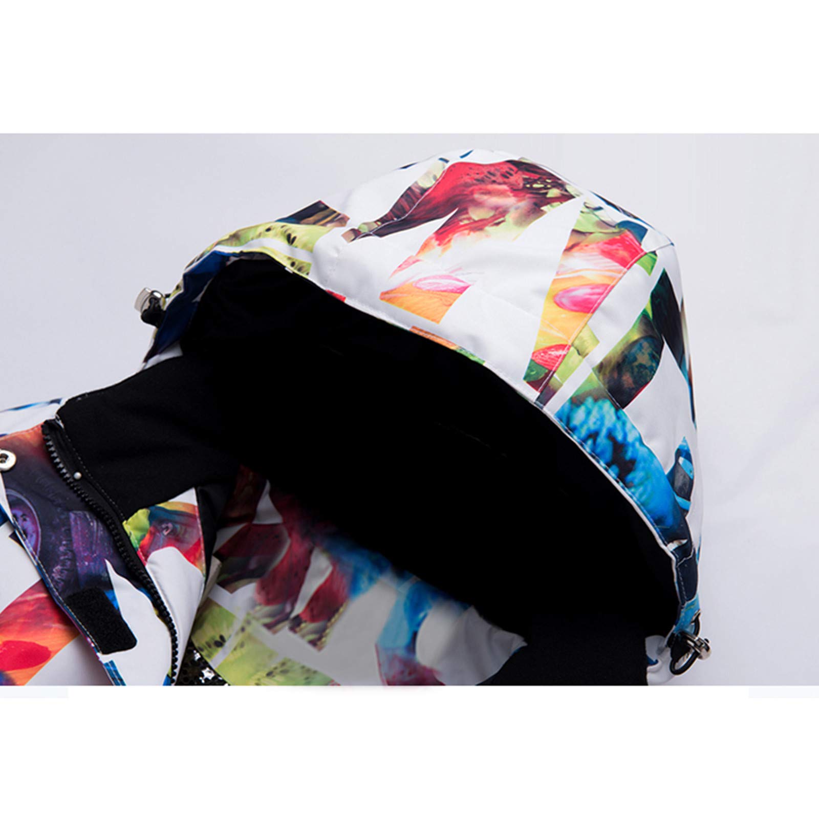 Generisch Giacca da sci professionale da donna con tecnologia impermeabile antivento per attività snowboard, abbigliamento casual caldo