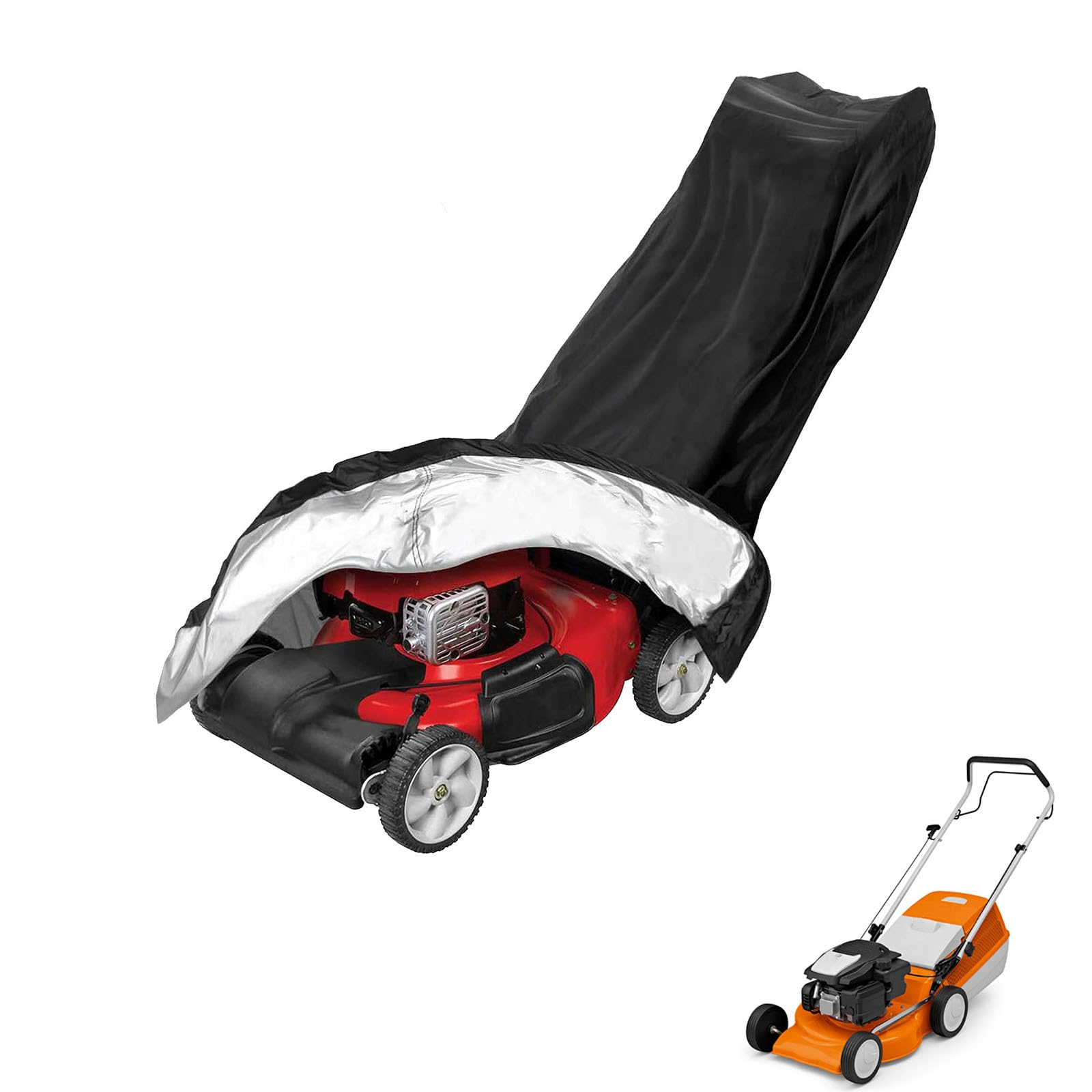 lawnmower cover Compatible with Stihl RM 248 ,waterproof and sun,suitable for indoor and outdoor use all year round, comes with a storage bag
