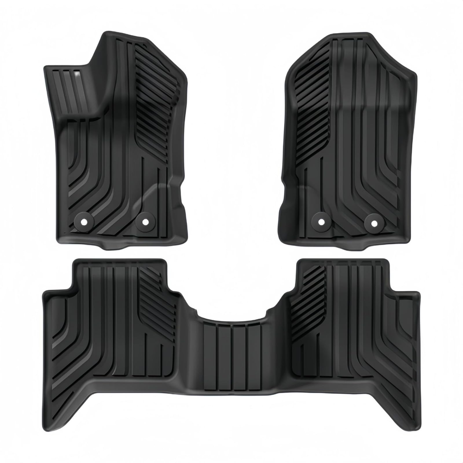 Tapis de sol Ford Ranger Supercrew antidérapant et imperméable
