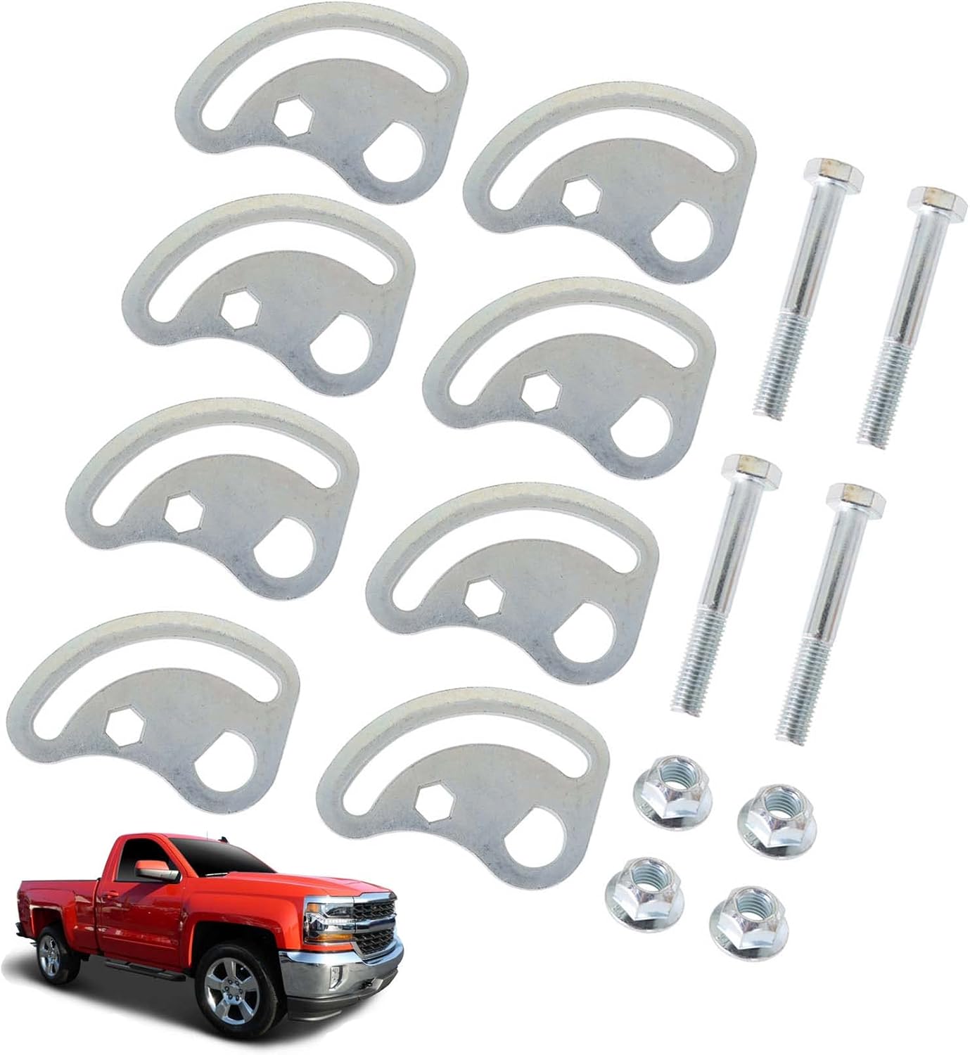 SEBLAFF Front Upper Control Arm Alignment Camber Bolt Kit