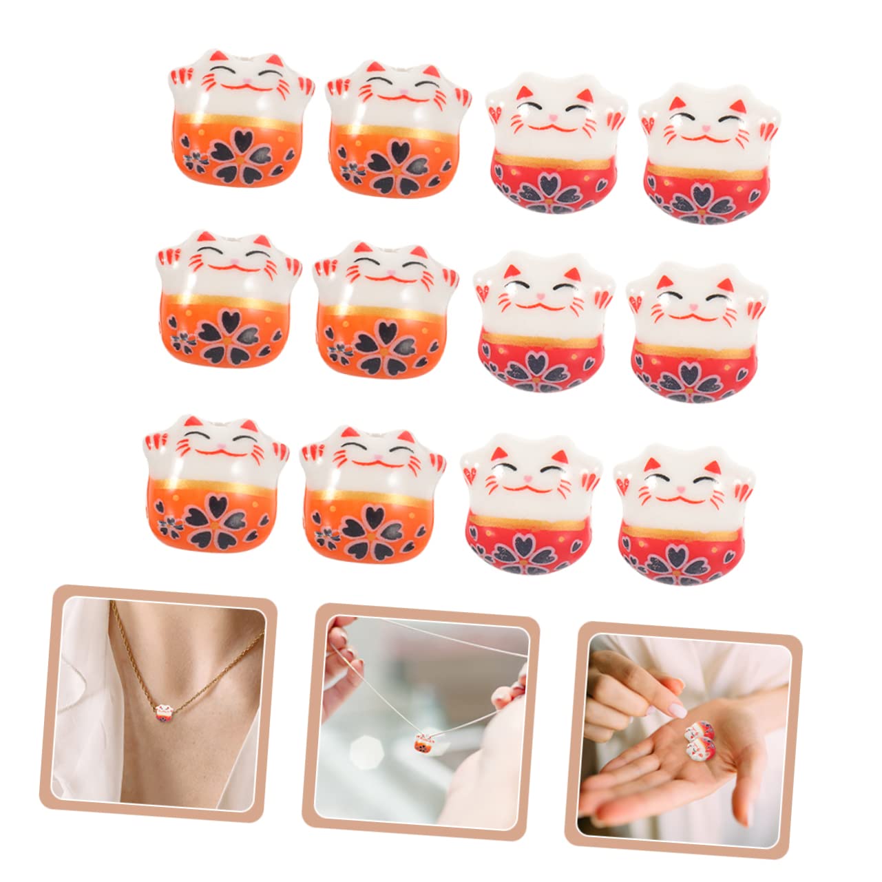 Anneome 60pezzi Per Charm Decorativi Per Braccialetti e Collane Accessori Per Personalizzati