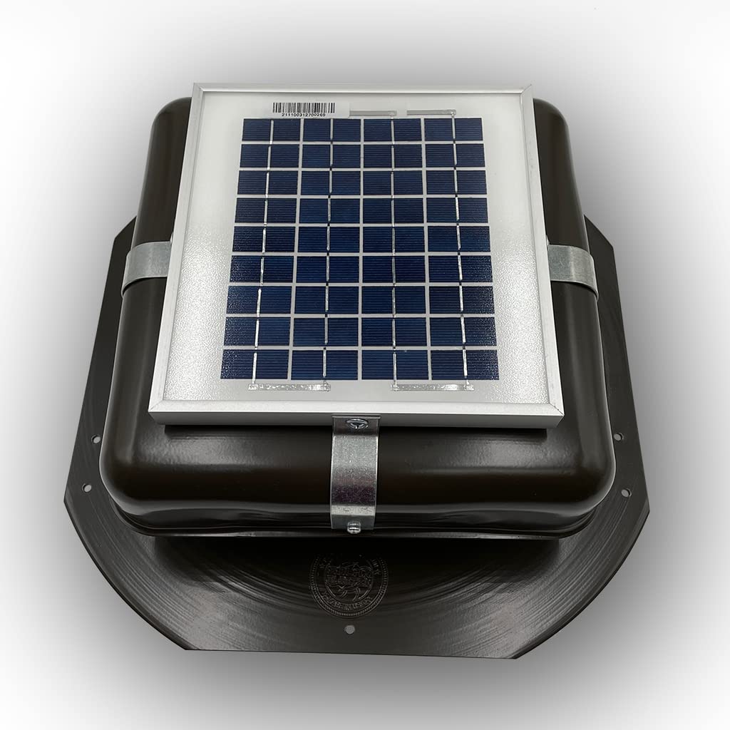 Buy Solar RoofBlaster 2.0 with Brown Vent Solar Attic Vent Solar Roof Vent Solar Roof