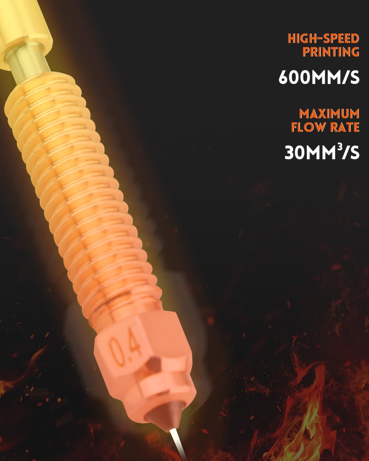 Amazon | K1C ノズル 0.4mm 2PCS Creality K1C/K1 Max 3Dプリンターに