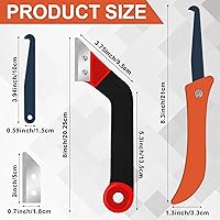 Vista 2 de Kit de herramientas de eliminación de lechada, 2 sierras de lechada de azulejos con 6 cuchillas adicionales, 1 sierra de mano adicional, 2 cuchillas