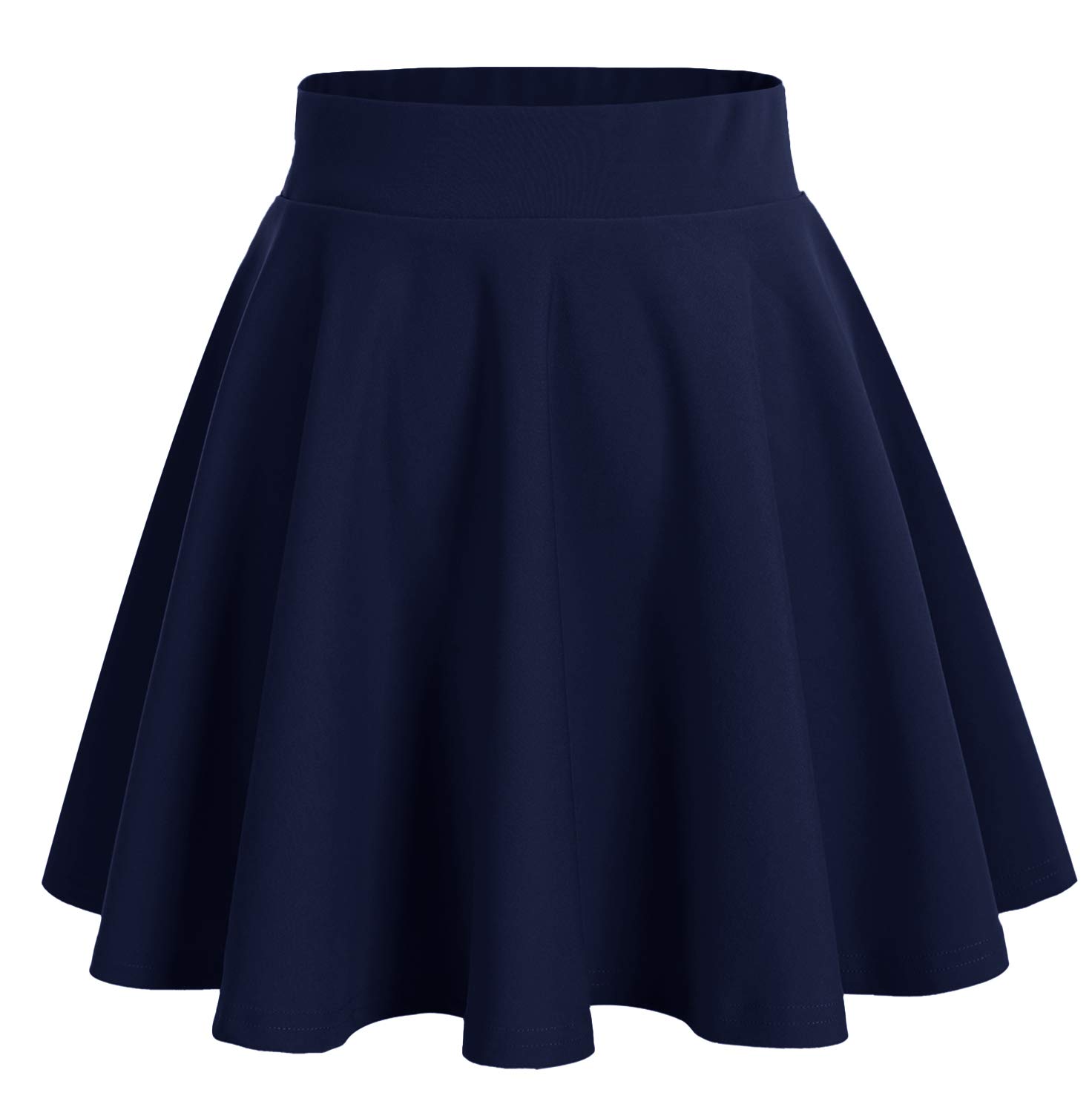 DRESSTELLSWomen's Mini Pleated Tennis Skirt Versatile Aline High Waisted Basic School Girl Casual Skater Skirt