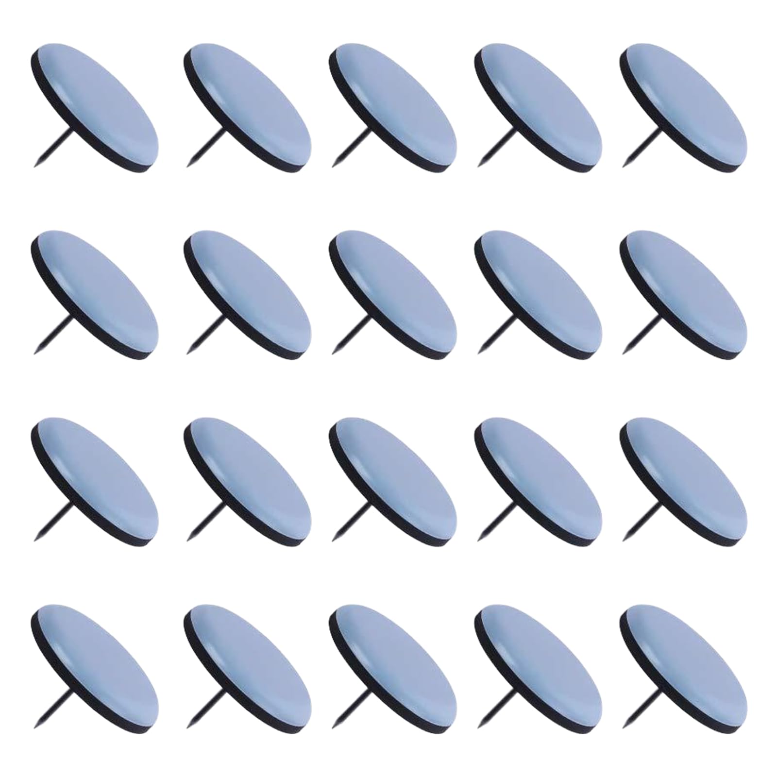 Maxtonser 20PCS Strong Nails Design Not Slip Furniture Pad Heavy Duty Nails FixedSliders for Noise Without FurnitureS Movement