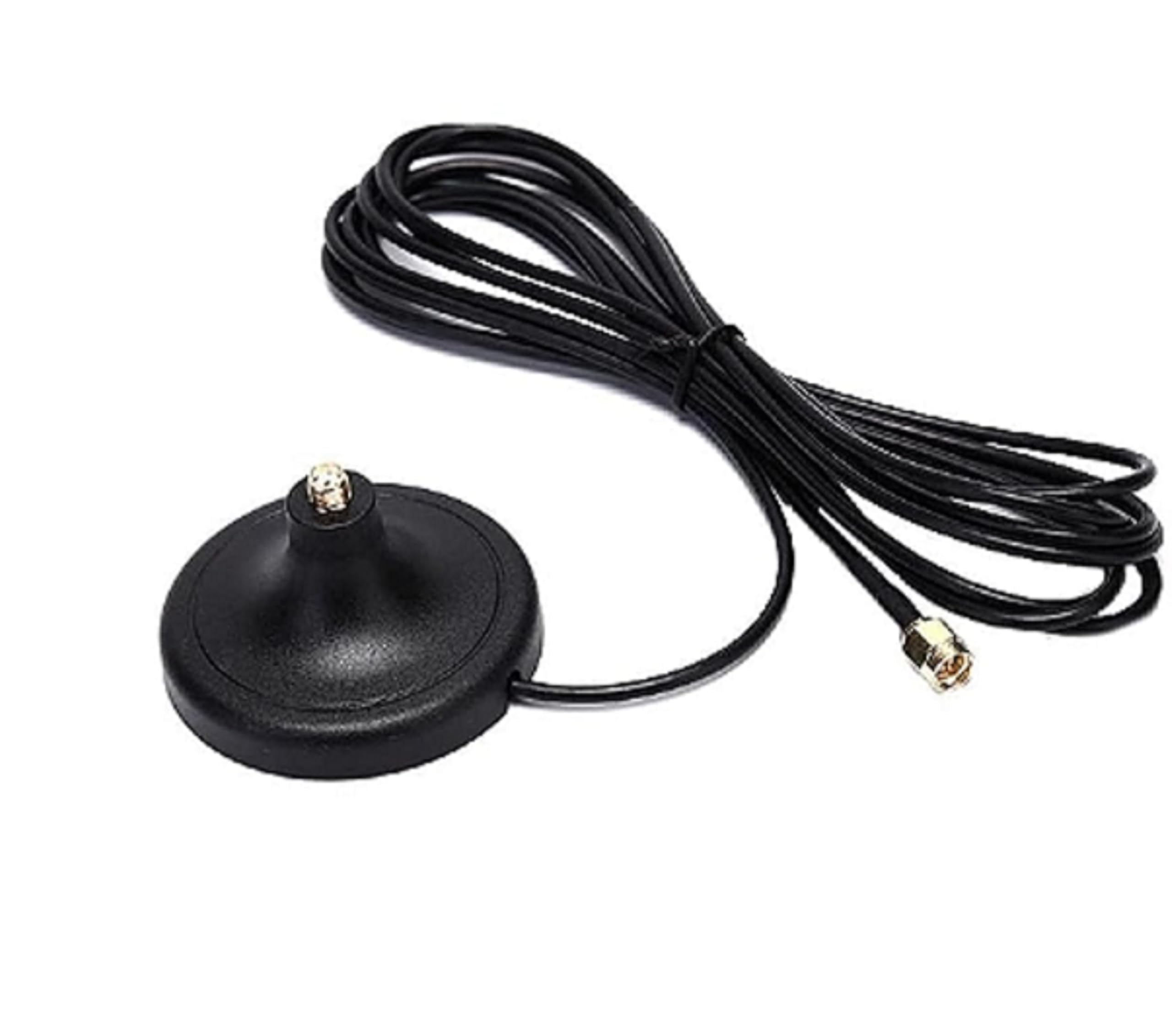 NISTECH SMA Female with Magnetic Mount Base RG174 Extension Cable 3Meter Antenna WiFi Wireless Network for IP Camera, Video Survellance, Monitor-image-19