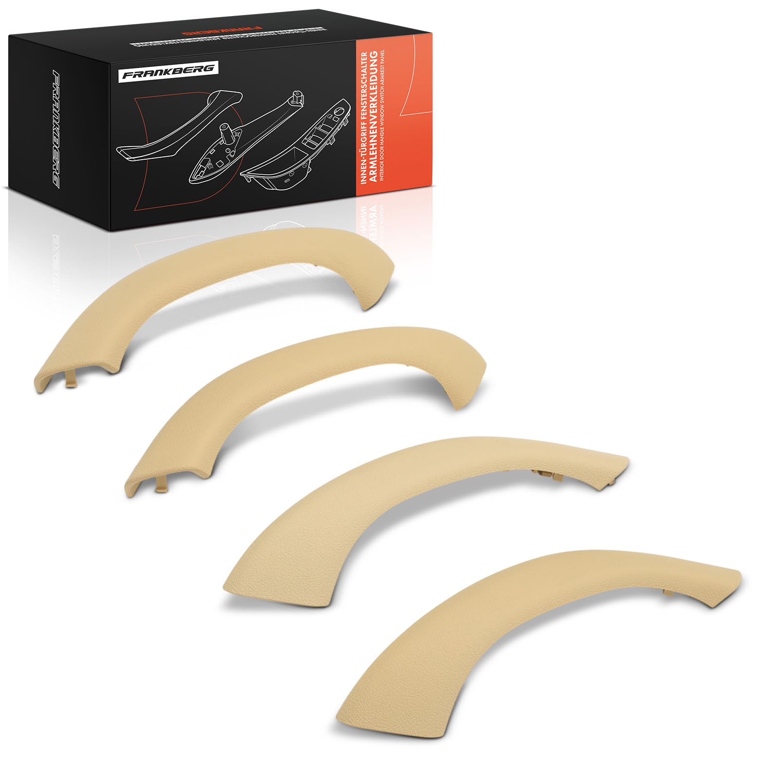 Frankberg maniglie per porta rivestimento interno pannello porta | davanti, posteriore, Sinistra, Giusto; Compatibile con: X2 F39, X1 Van F48, X1 F48